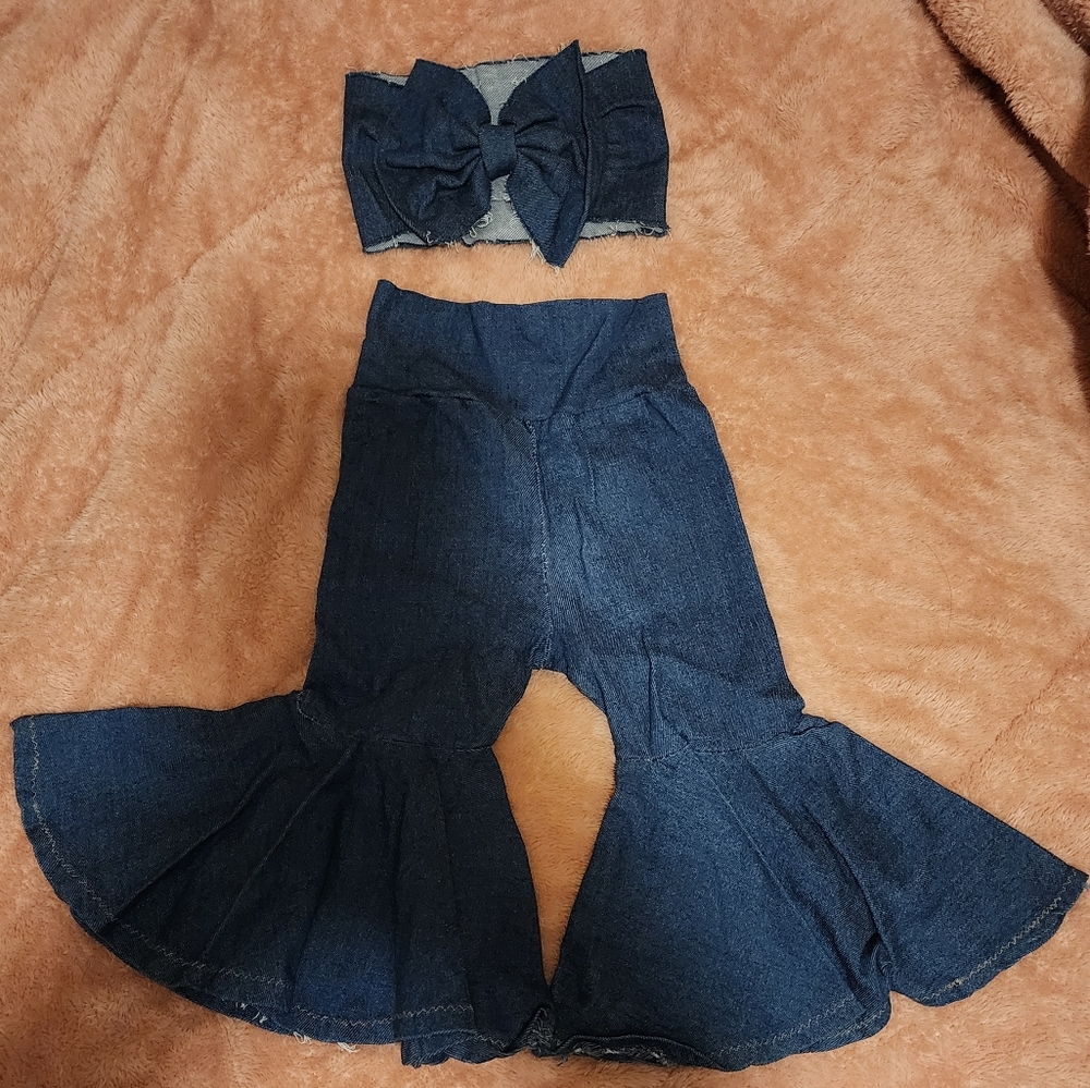 Denim bell bottom